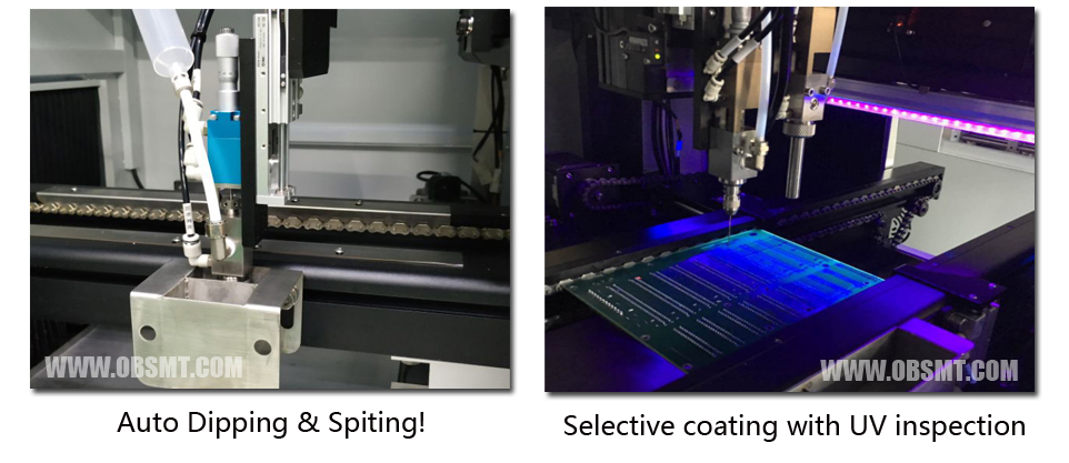 OBSMT conformal coating machine detail