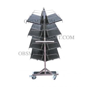 PCB rack trolley (16racks) E:sales@obsmt.com