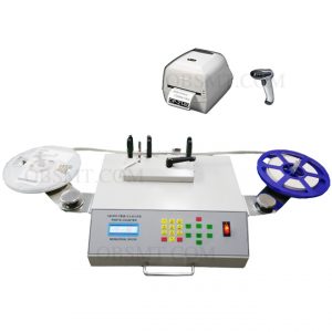 SMD components counter with scanner and printer