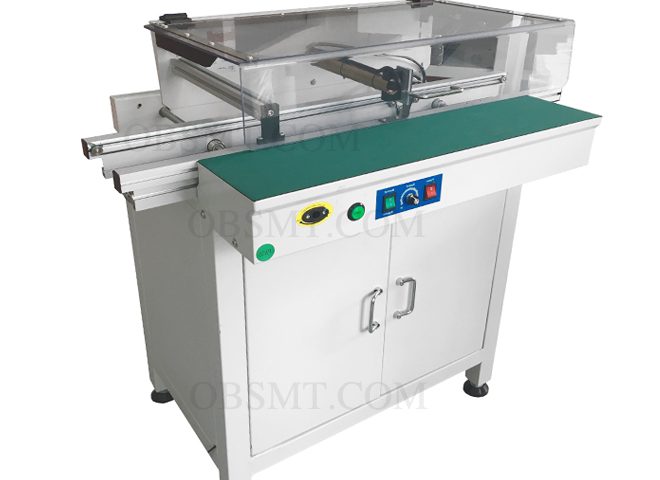 OBSMT PCB link conveyor with transparent cover