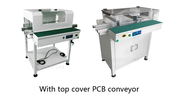 OBSMT PCB conveyor with top cover